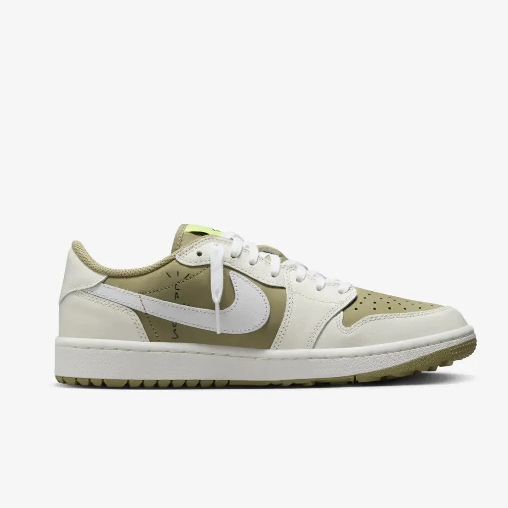 Reinforced heel Arch Technology Nike Travis Scott x Air Jordan 1 Low Golf 'Neutral Olive'