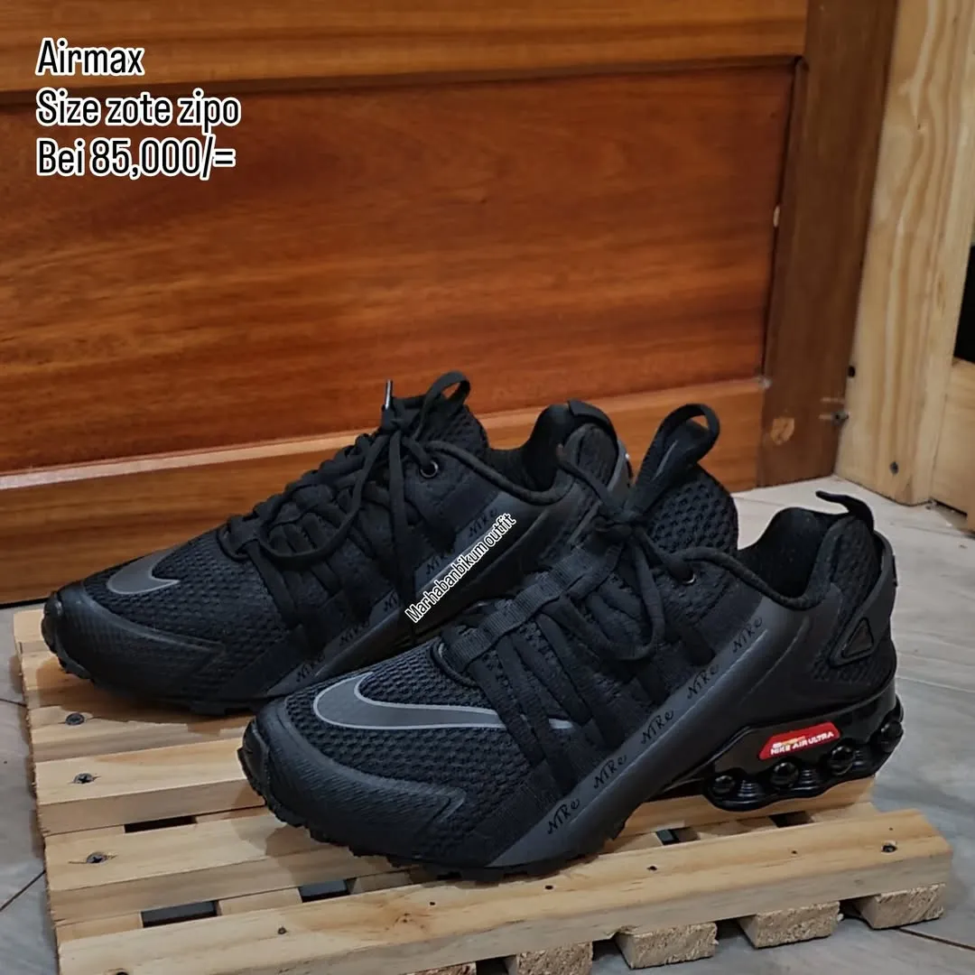 Nike Ultra Max Black/Red Performance Sole functionality