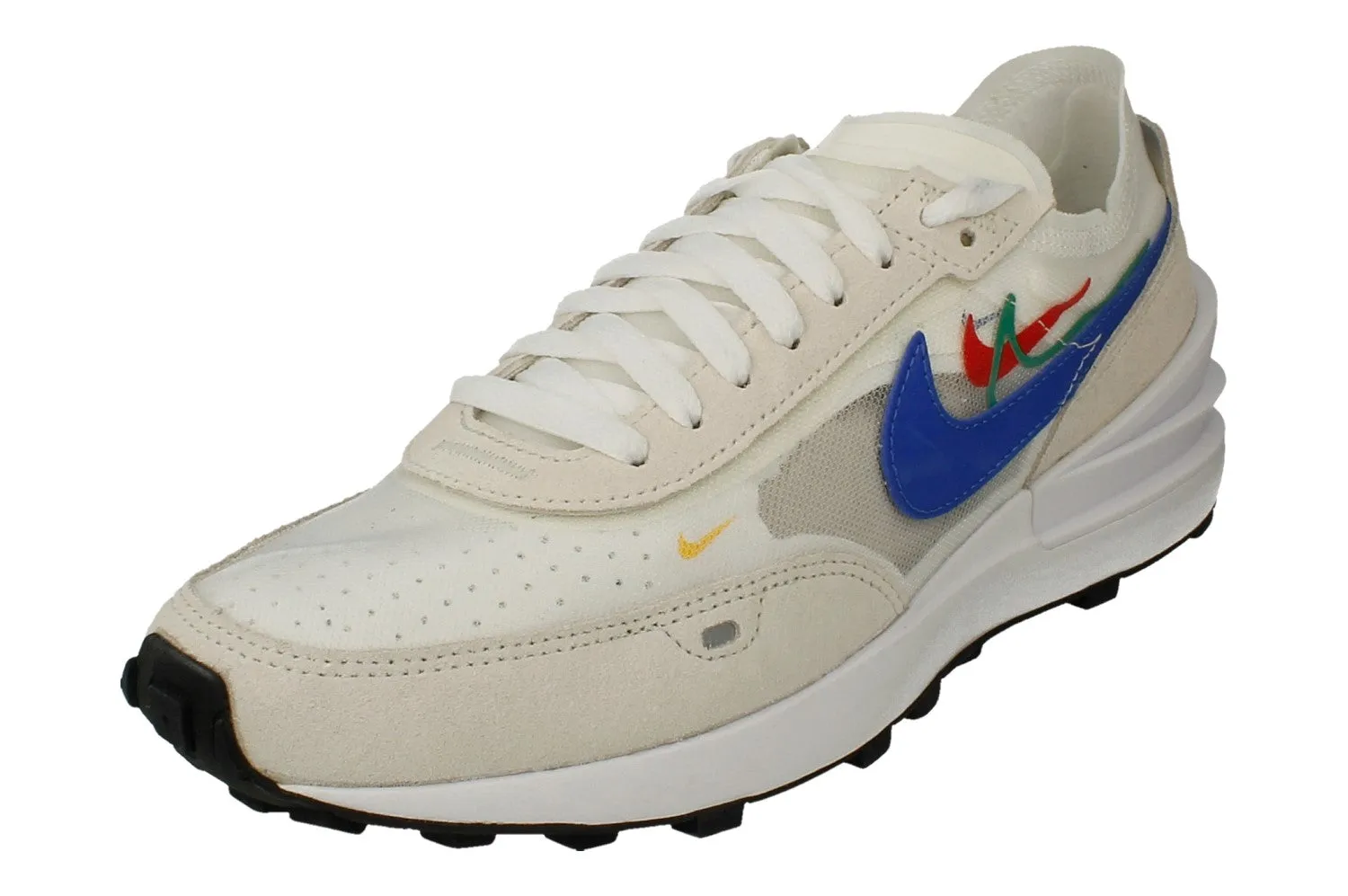 international - themed running gear running during a foggy day Nike Waffle One Mens DN8019 100