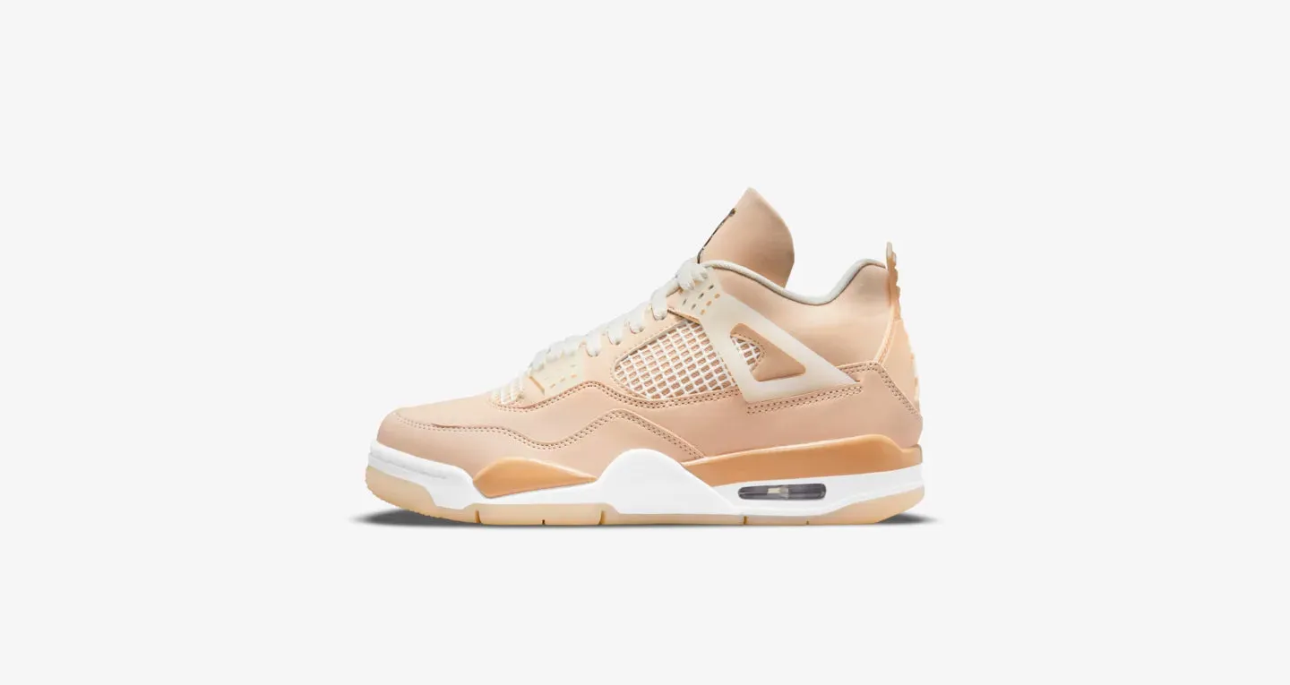 Reinforced toe box Nike Women's Air Jordan 4 Shimmer