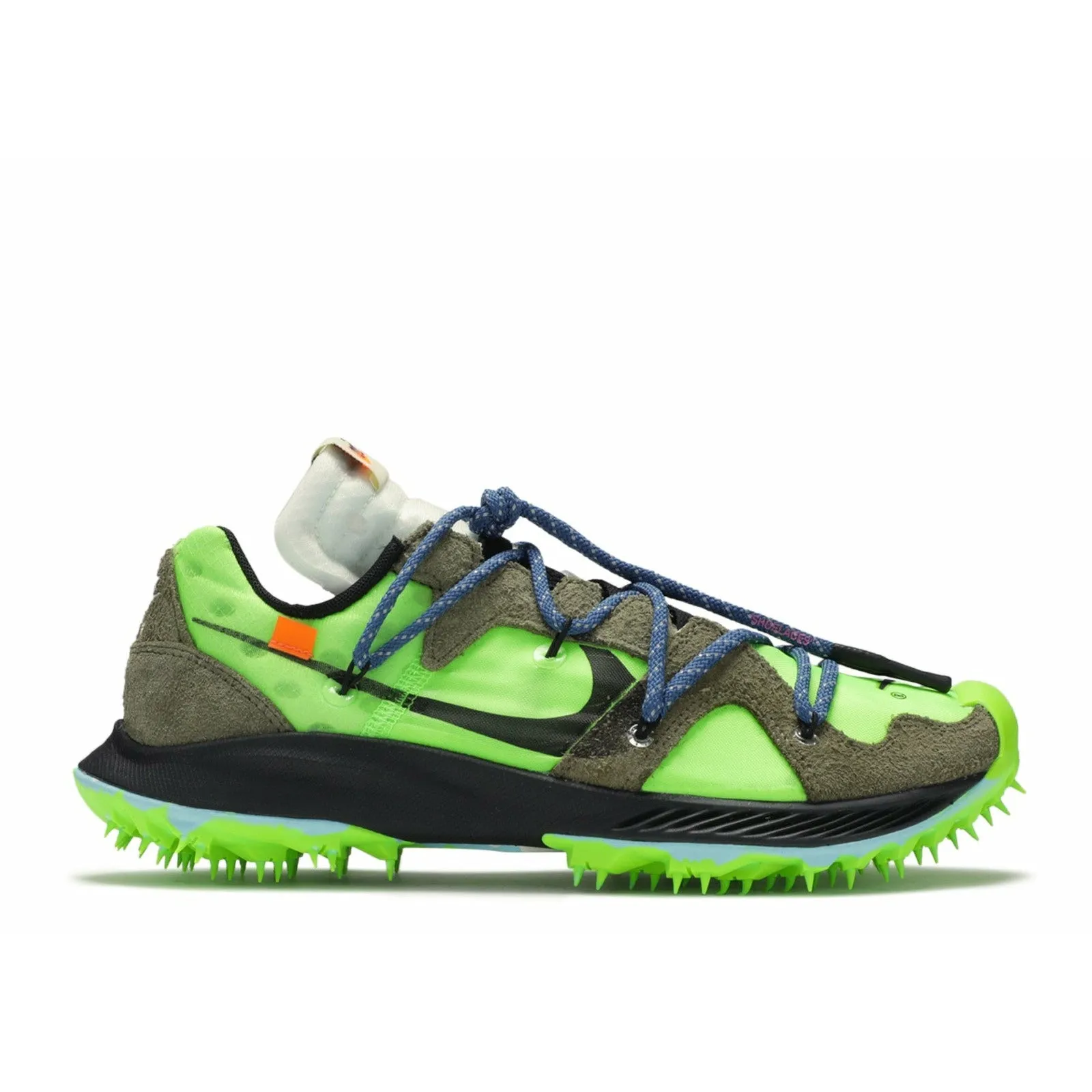 Nike Zoom Terra Kiger 5 Off White Eletric Green 10k - running shoes