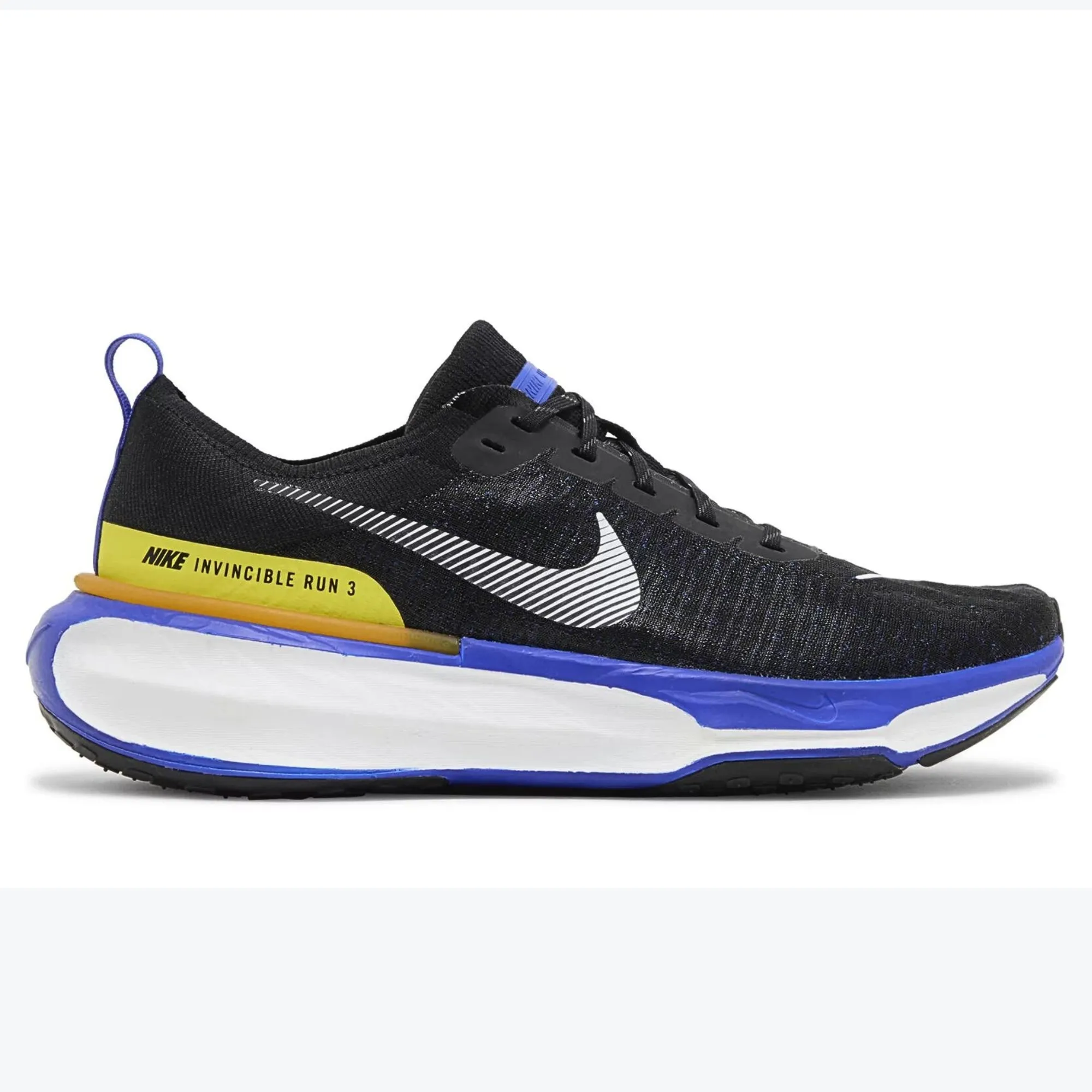 Precision fit Flex Zones Engineering Nike ZoomX Invincible Run Flyknit 3 'Black Racer Blue'