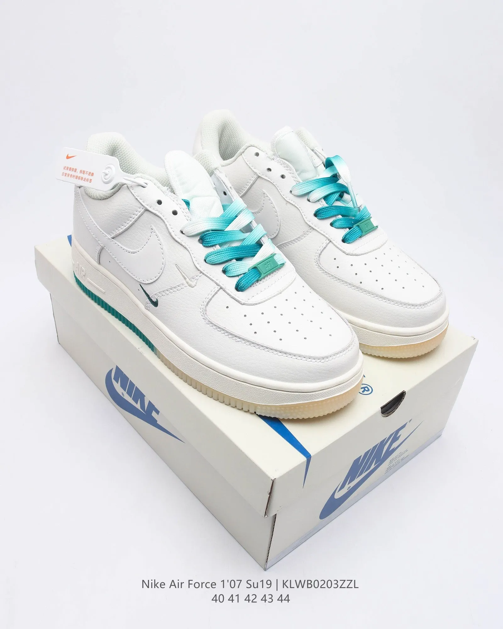 Nile Air Force 1 '07 Low White Green Durable Design TPU sole