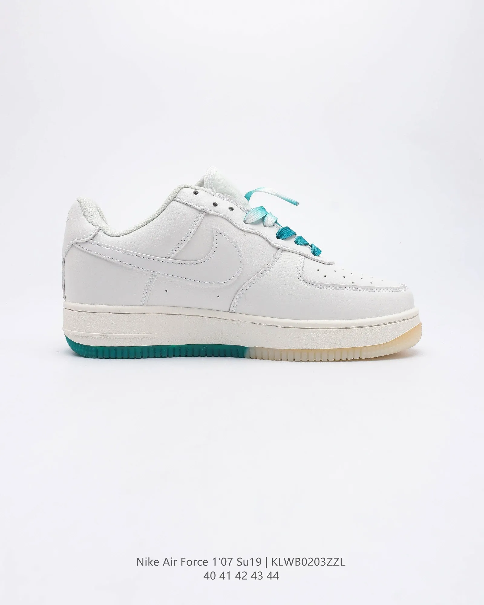 Comfort Cushioning Comfy Layers Nile Air Force 1 '07 Low White Green