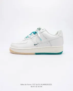 Nile Air Force 1 '07 Low White Green Textile Upper Street Vibe