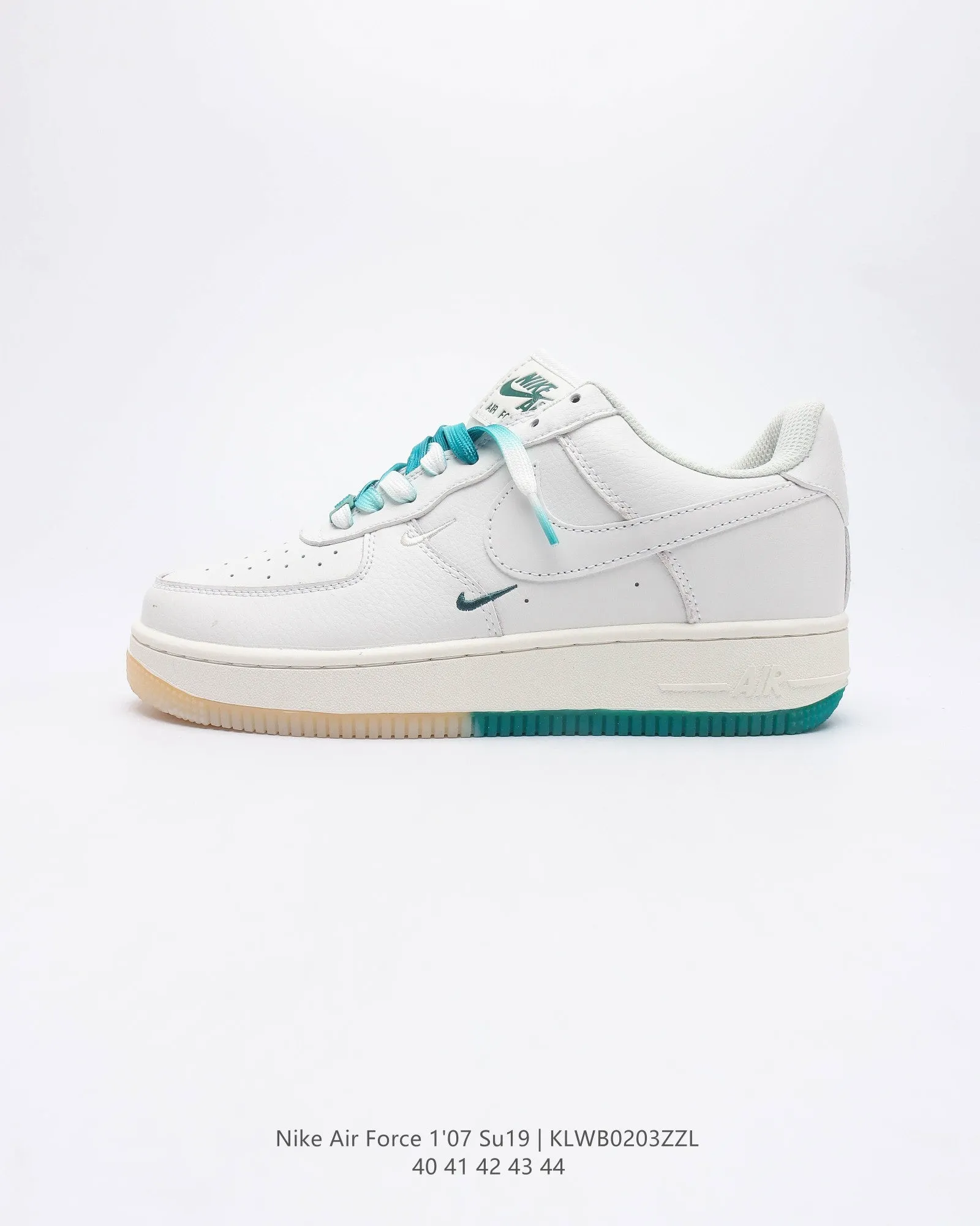 Nile Air Force 1 '07 Low White Green Textile Upper Street Vibe