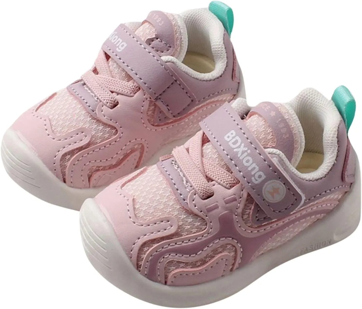 Non-Slip First Walking Shoes Infant Sneakers Baby Breathable Mesh Lightweight Non Slip Outdoor Sport Active Trainers