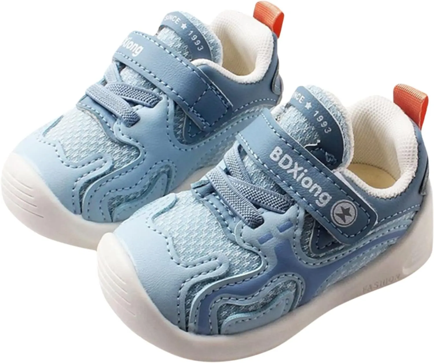 Non-Slip First Walking Shoes Infant Sneakers Baby Breathable Mesh Lightweight Non Slip Outdoor Sport Active Trainers