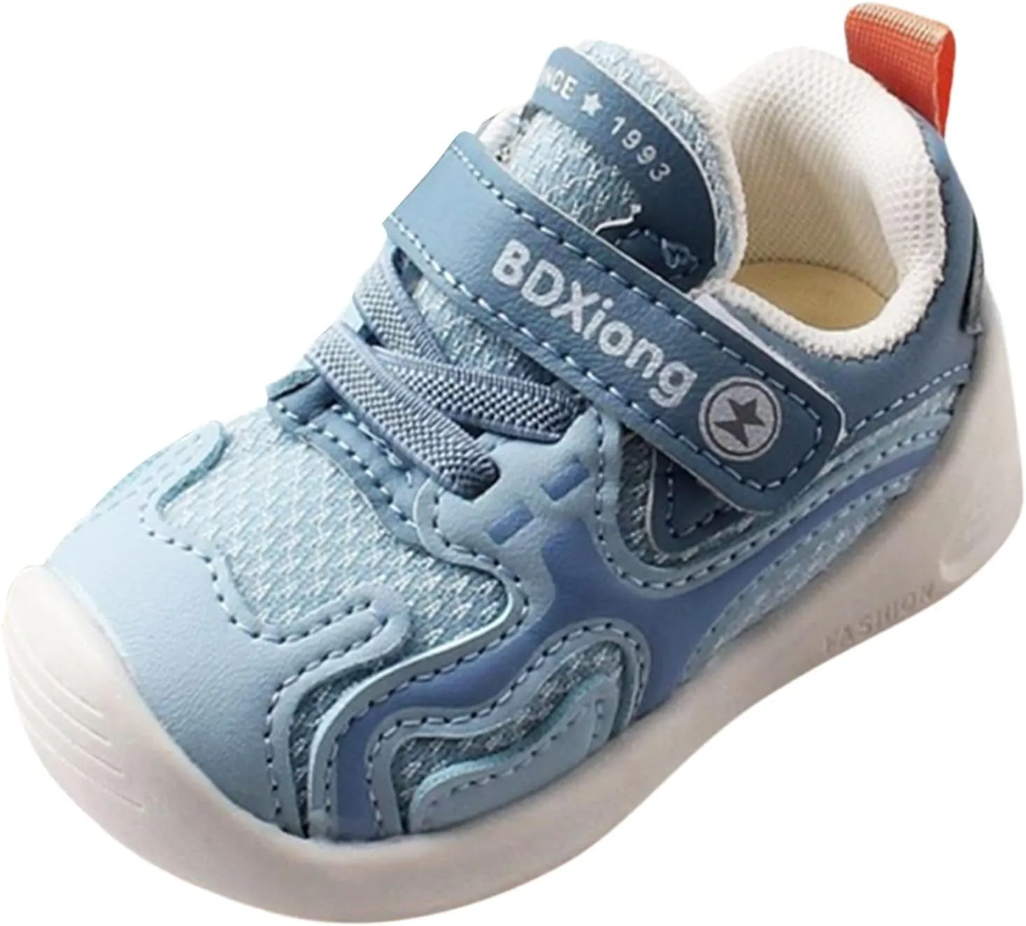 Non-Slip First Walking Shoes Infant Sneakers Baby Breathable Mesh Lightweight Non Slip Outdoor Sport Active Trainers