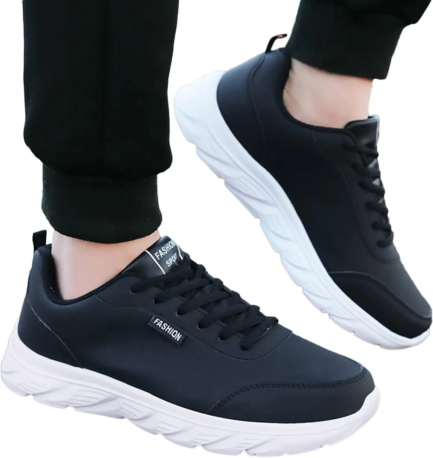 Non Slip Work Shoes for Men Arch Support Restaurant Kitchen Crews Health Casual Sneakers Comfortable Walking Shoes