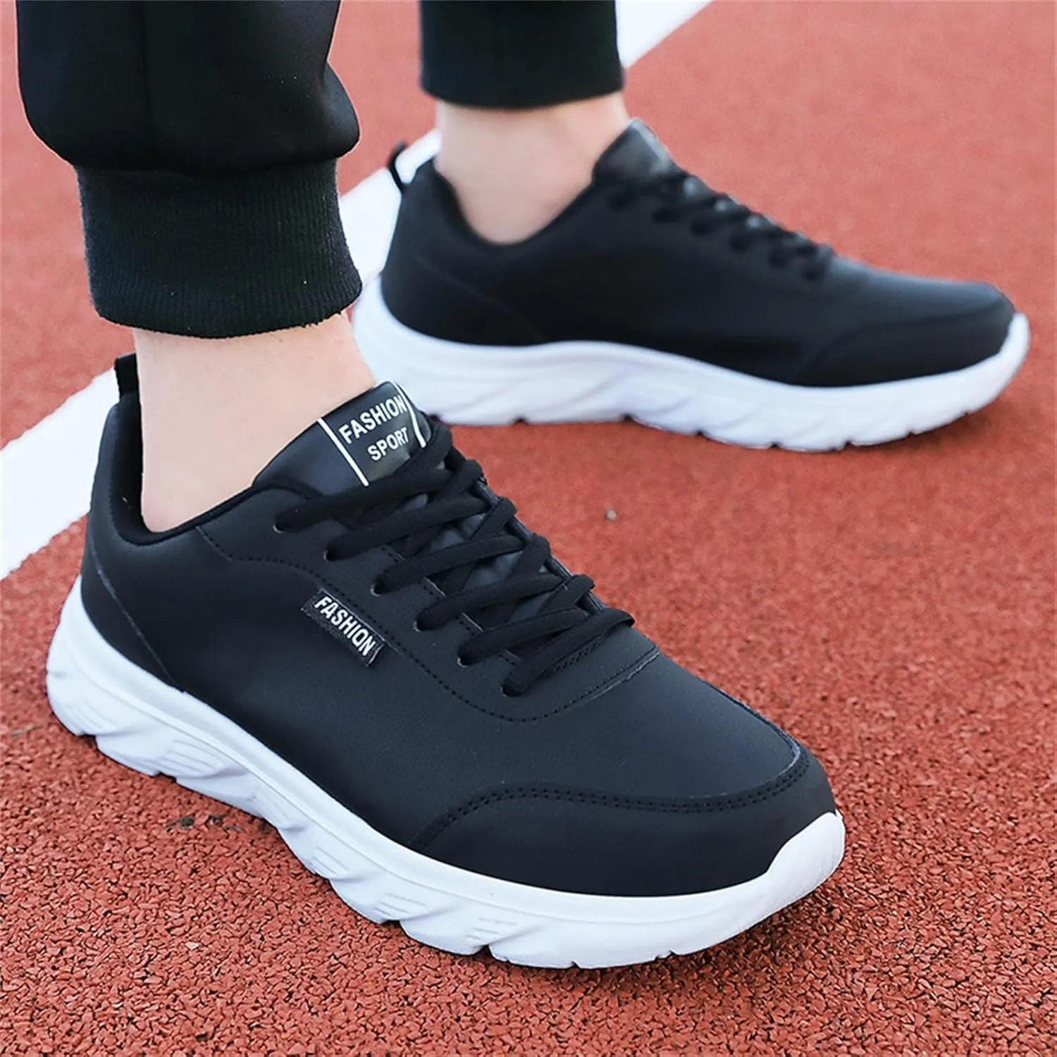 Non Slip Work Shoes for Men Arch Support Restaurant Kitchen Crews Health Casual Sneakers Comfortable Walking Shoes
