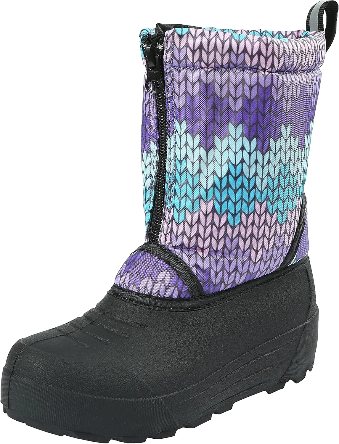 Northside Icicle Insulated Snow Boots for Girls and Boys - Toddler and Little Kid - with Washable EVA Insole, Shock Absorbing Outsole with Good Traction and a Front Zipper