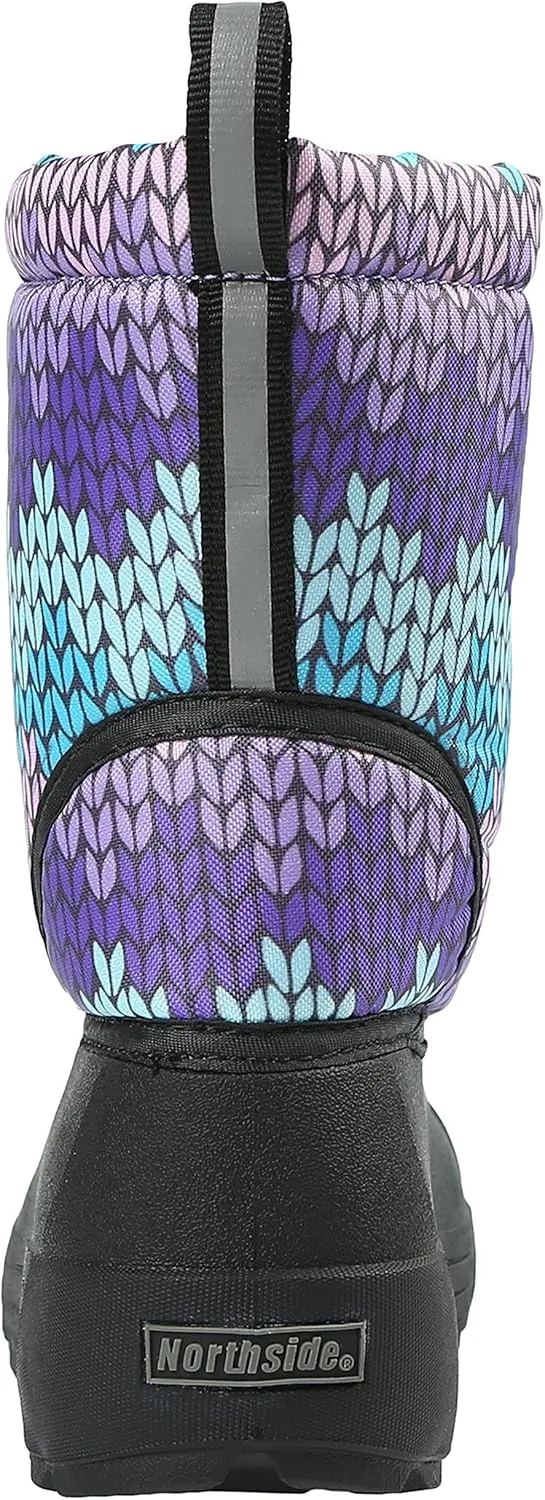 Northside Icicle Insulated Snow Boots for Girls and Boys - Toddler and Little Kid - with Washable EVA Insole, Shock Absorbing Outsole with Good Traction and a Front Zipper