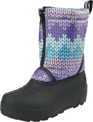 Northside Icicle Insulated Snow Boots for Girls and Boys - Toddler and Little Kid - with Washable EVA Insole, Shock Absorbing Outsole with Good Traction and a Front Zipper