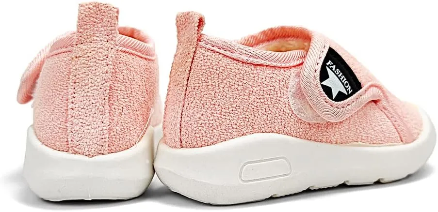 OAISNIT Baby Boys Girls Snow Boots Anti-Slip Rubber Sole Kids Winter Shoes with Warm Plush Fur Causal Slippers