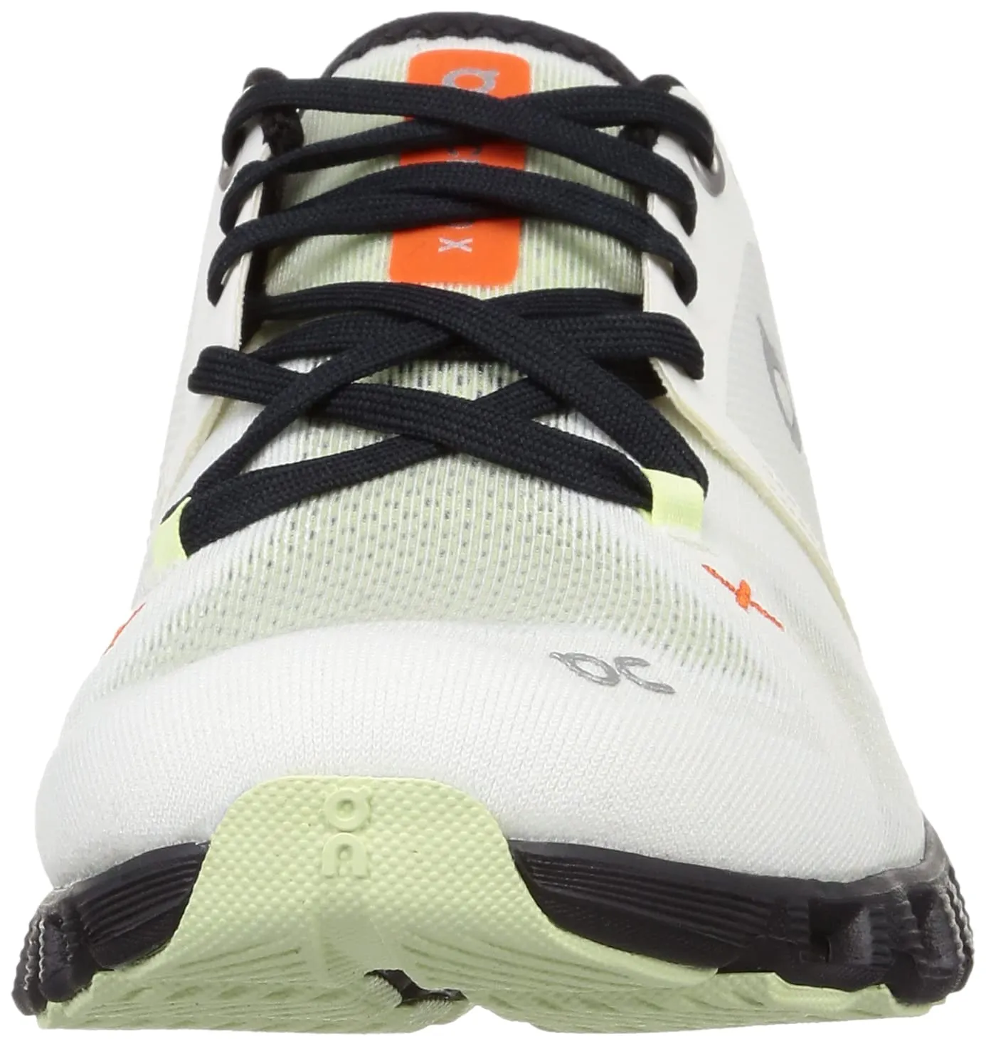 On Men's Cloud X 3 Sneakers, Ivory/Flame, 10.5