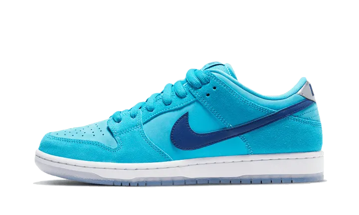 Run Errands RubberHeel SB Dunk Low Blue Fury
