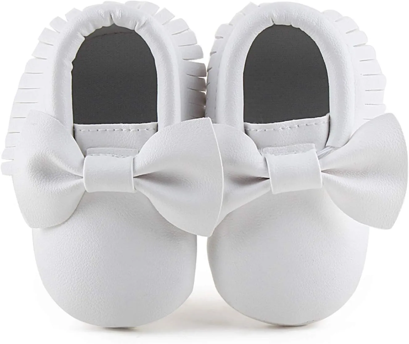 OOSAKU Infant Toddler Baby Soft Sole PU Leather Bowknots Shoes