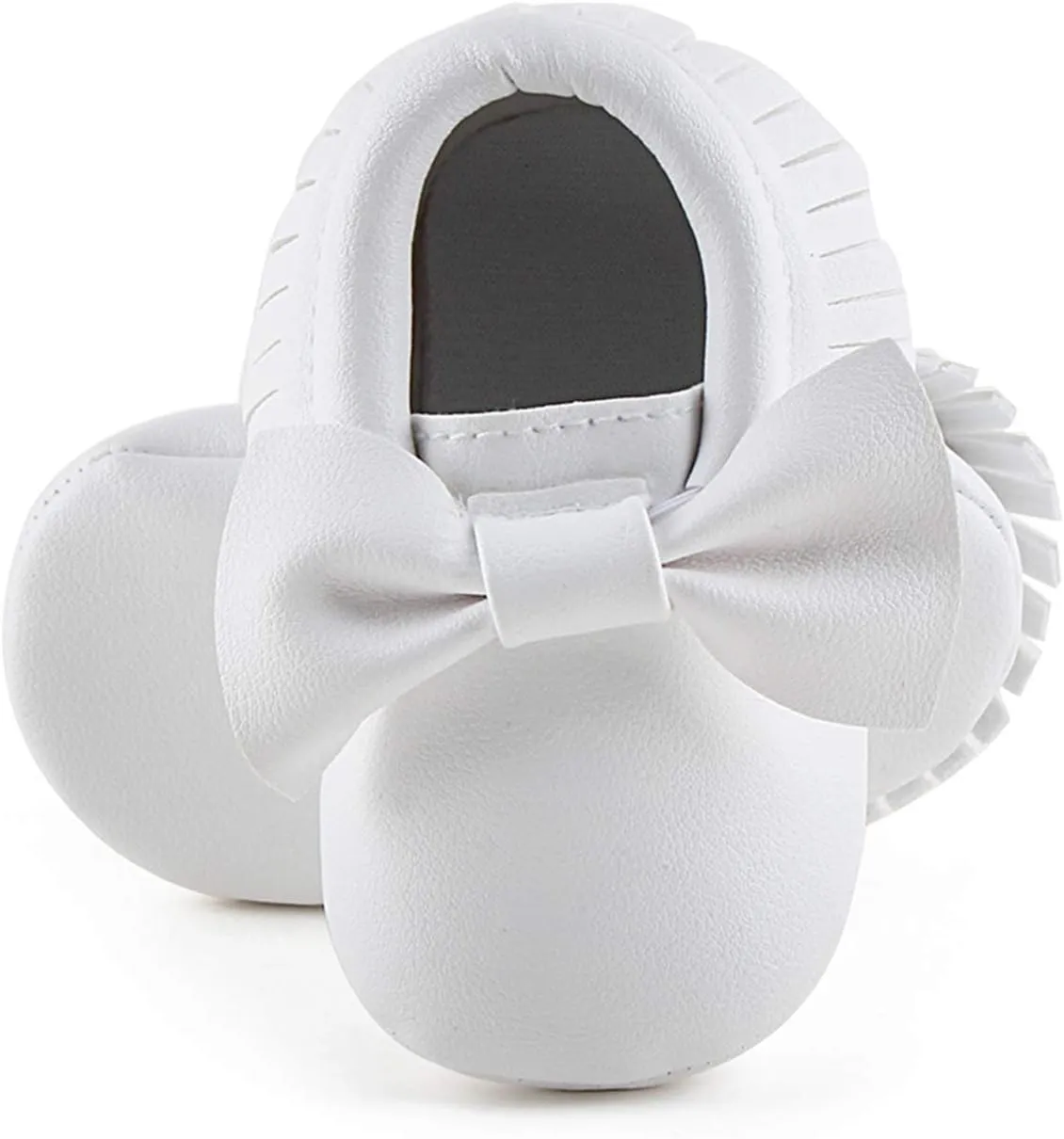 OOSAKU Infant Toddler Baby Soft Sole PU Leather Bowknots Shoes
