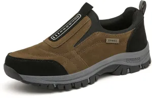 Orthopedic Shoes Ergonomic Shoe for Pain Relief Men one-Step Hiking Shoes, wear-Resistant and Non-Slip Outdoor Shoes