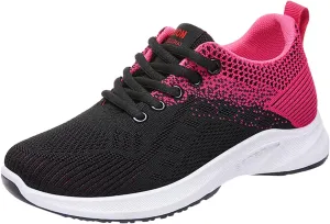 Orthopedic Shoes for Women Comfort Bowling Shoes Universal Slide Soles, Ultra Light-Weight Mesh Non Slip Work Shoes