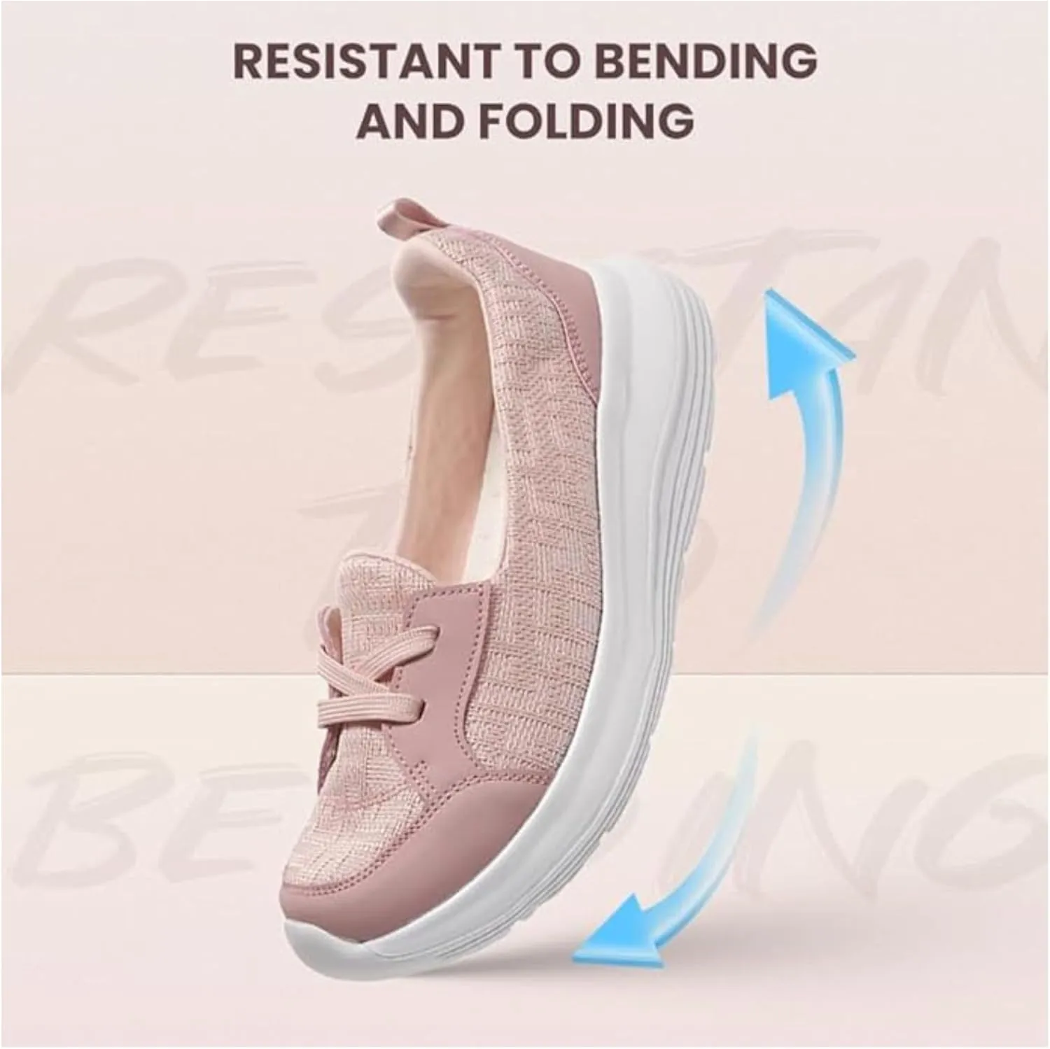 Orthopedic Shoes for Women, Women's Breathable Slip On Arch Support Non-Slip Shoes 2024 New Shoes, Non-Slip Comfort