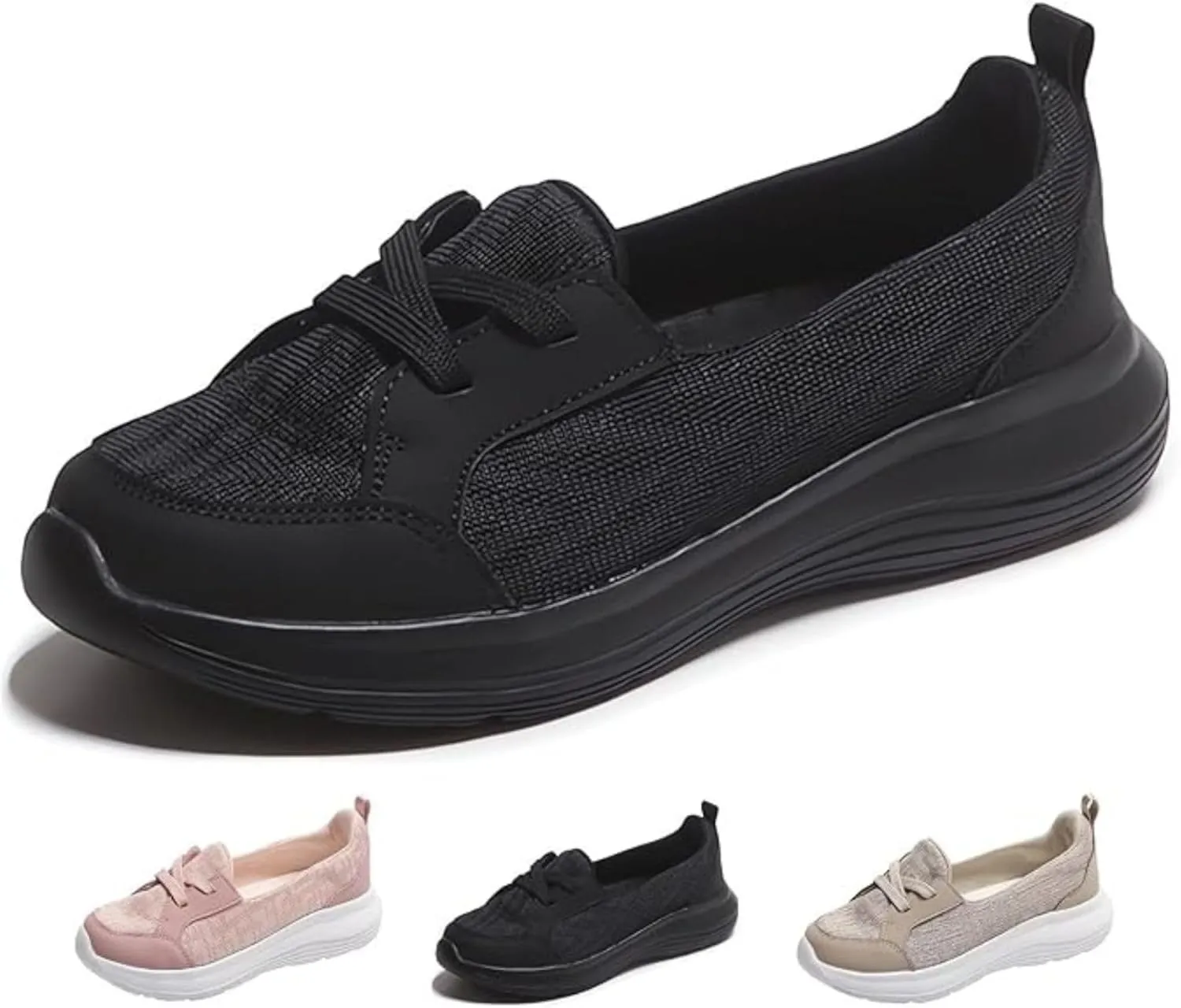 Orthopedic Shoes for Women, Women's Breathable Slip On Arch Support Non-Slip Shoes 2024 New Shoes, Non-Slip Comfort