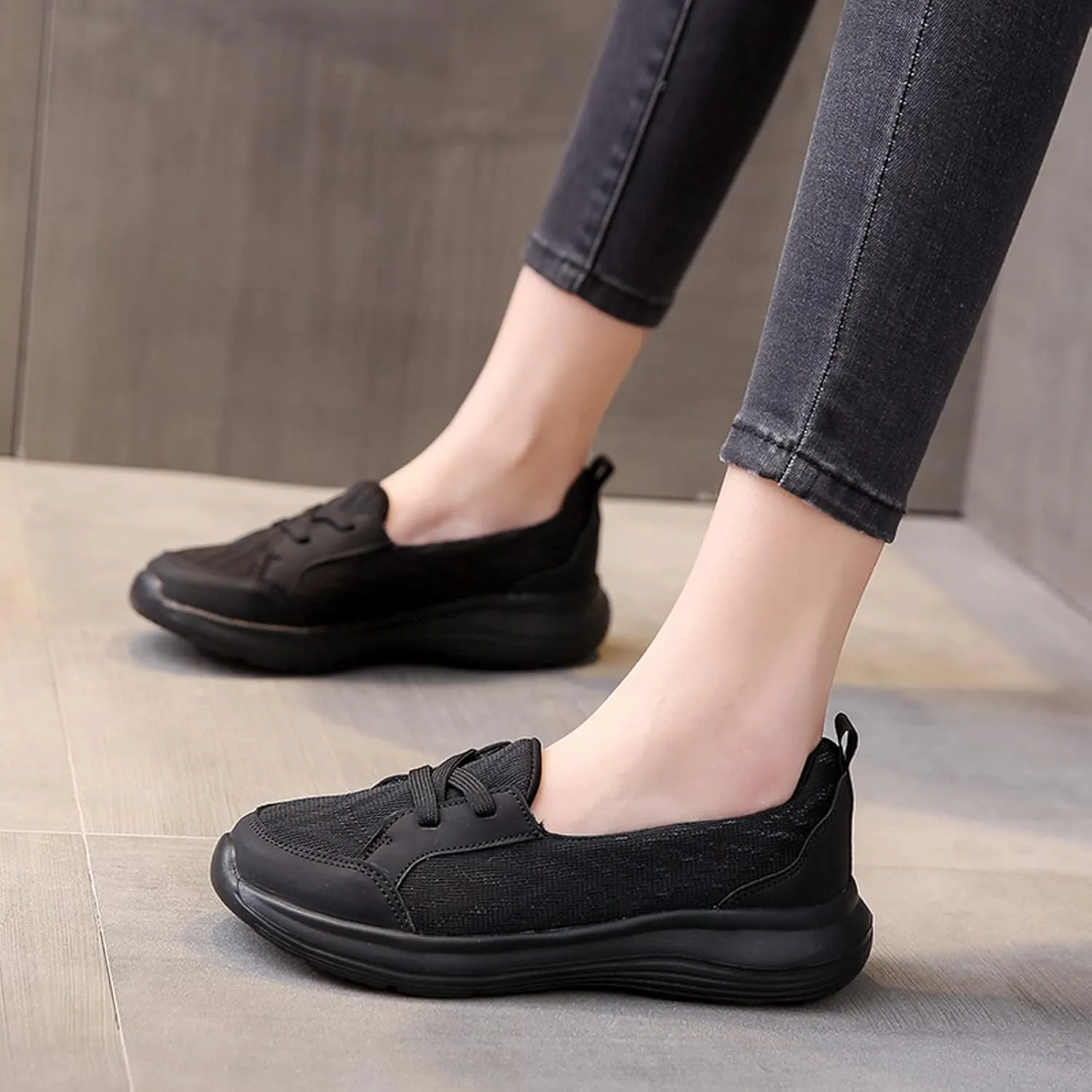 Orthopedic Shoes for Women, Women's Comfortable Slip On Arch Support Non-Slip Shoes 2024 New Shoes Non Slip Sneakers