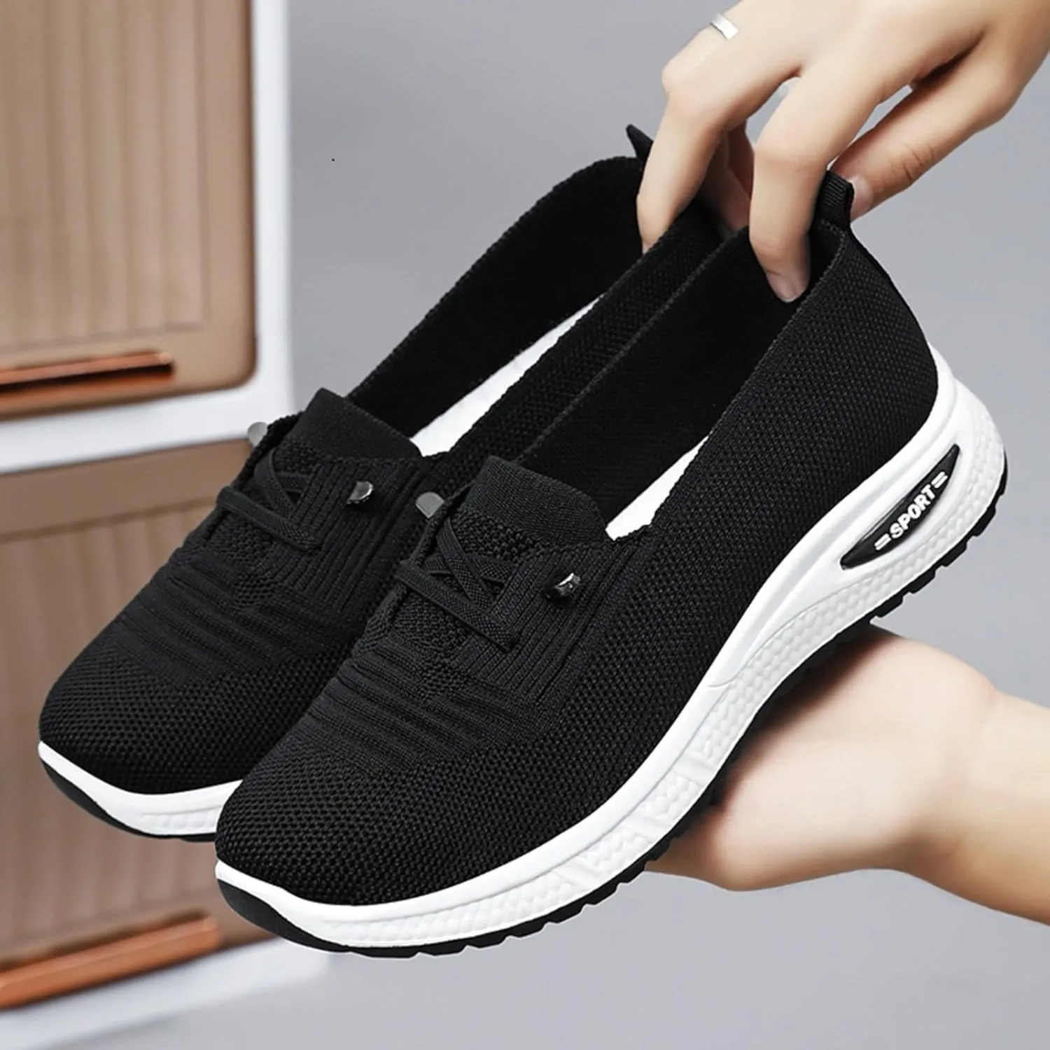 Orthopedic Women's Breathable Slip On Arch Support Non-Slip Shoes 2024 New Women's Shoes, Non-Slip Comfort