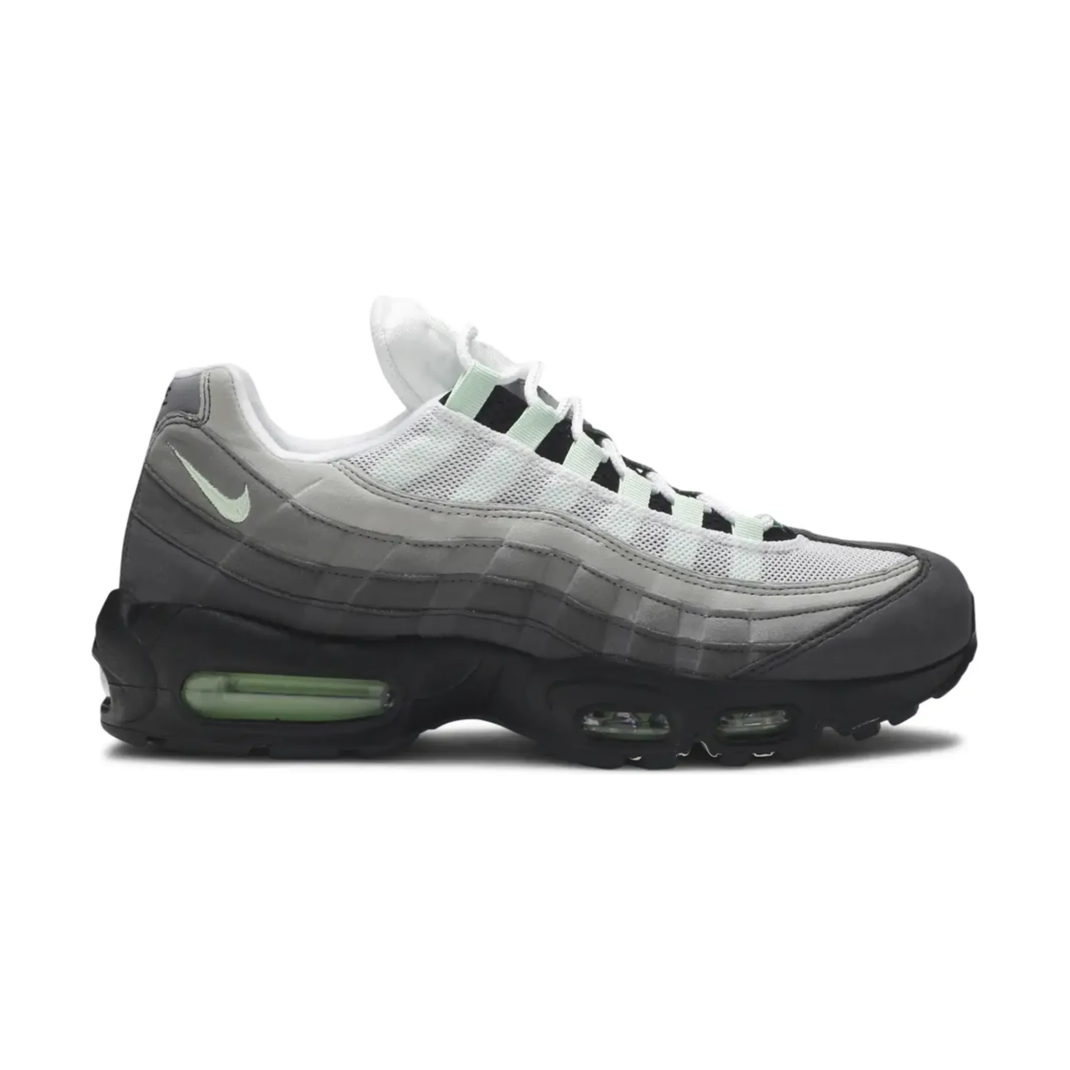 Nike Air Max 95 OG Fresh Mint Foam Padding System Torque Control Bridge