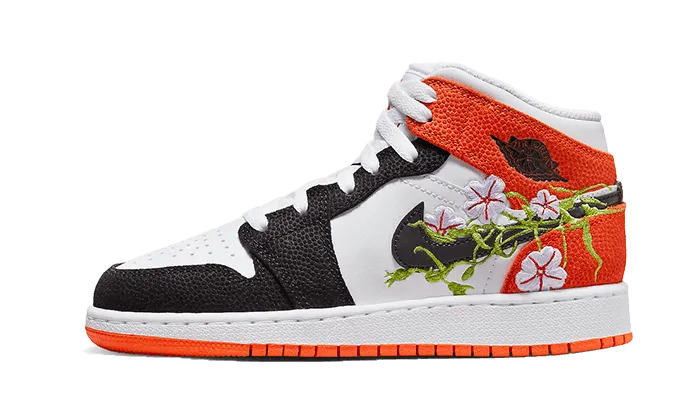 Compression Knit Upper Air Jordan 1 Mid SE Basketball Blossom