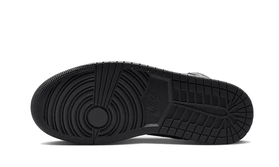 Air Jordan 1 Mid Distressed Smoke Grey Core Stability Dynamic Heel Counter