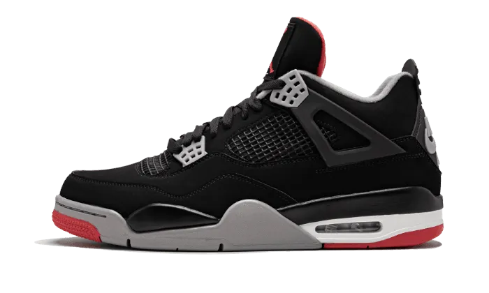 tight - fitting running shoes jungle shoes Air Jordan 4 Bred 2019