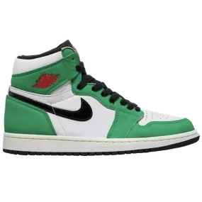 Air Jordan 1 Retro High Lucky Green (W) soft - midsole - feature shoes Stretching