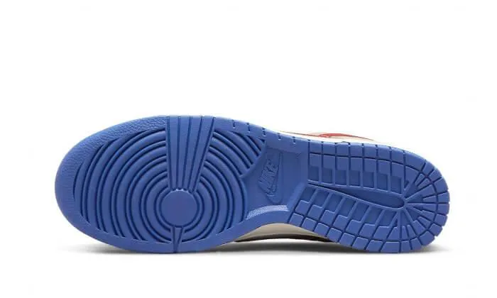 Sculpted Design Dunk Low Light Iron Ore Red Blue