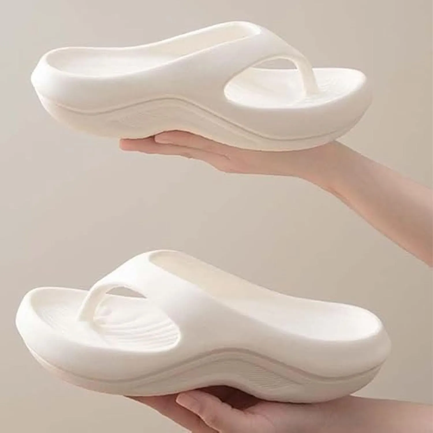 Pillow Arch Support Flip Flops, Arch Support Flip Flops for Women, Shoes Non-slip Comfort Lightweight