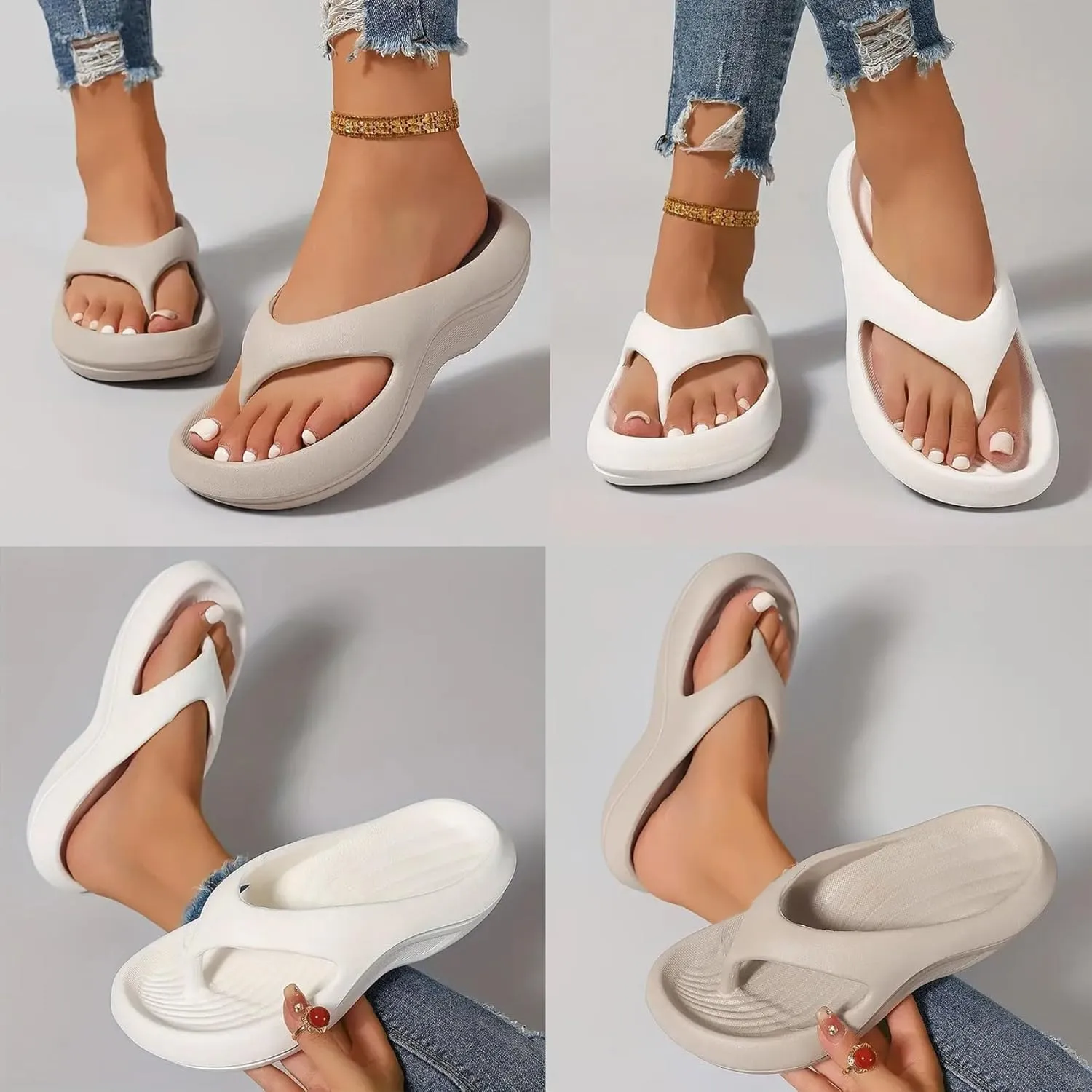 Pillow Arch Support Flip Flops, Flip Flops For Women, Pillow Arch Support For Women