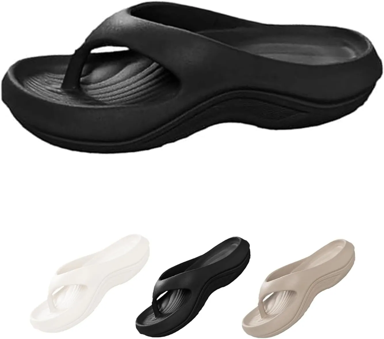 Pillow Arch Support Flip Flops, Orthopedic Sandals for Women Arch Support Walking Sandals, Archies Flip Flops