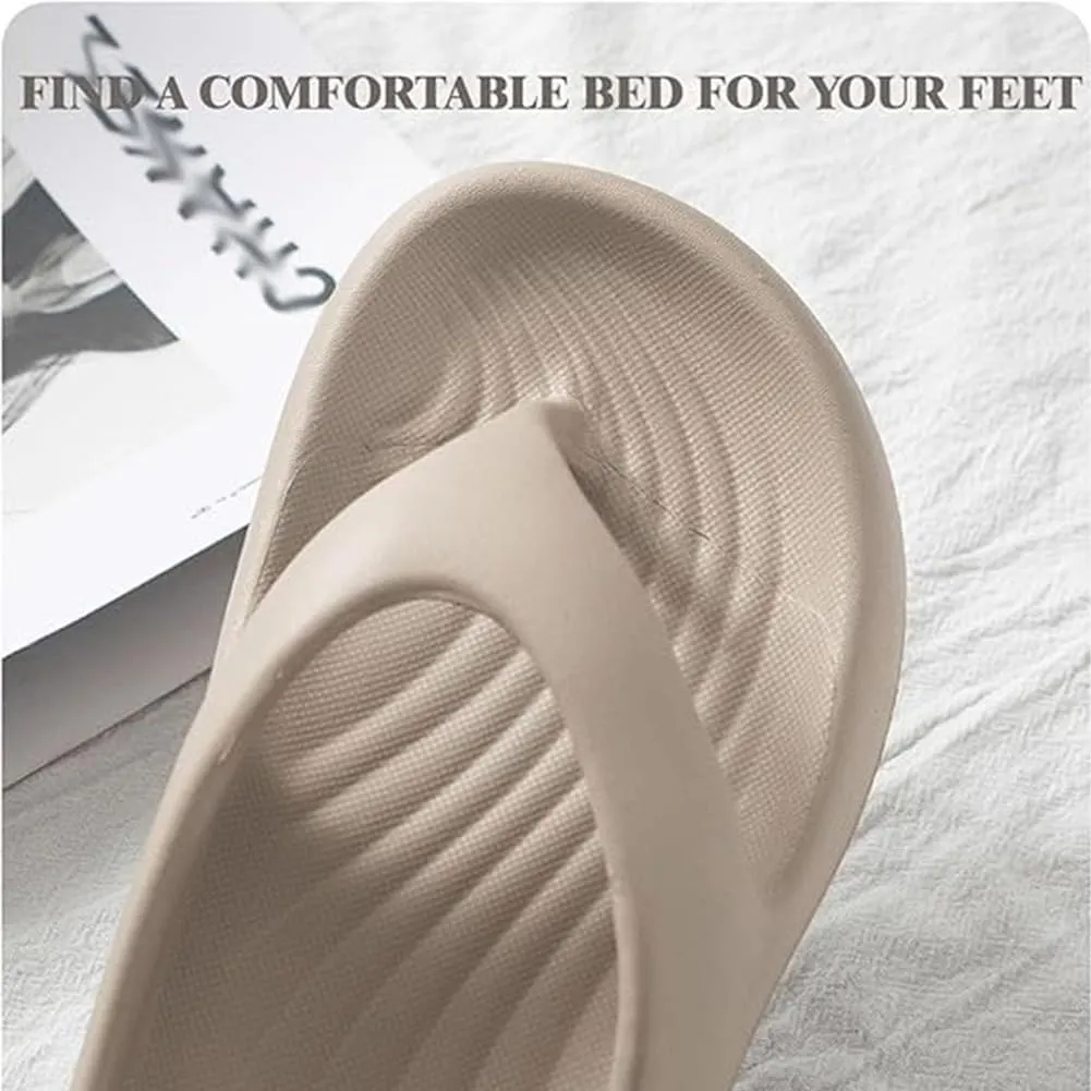 Pillow Arch Support Flip Flops, Women's Flip Flops with Arch Support, Non-Slip Lightweight