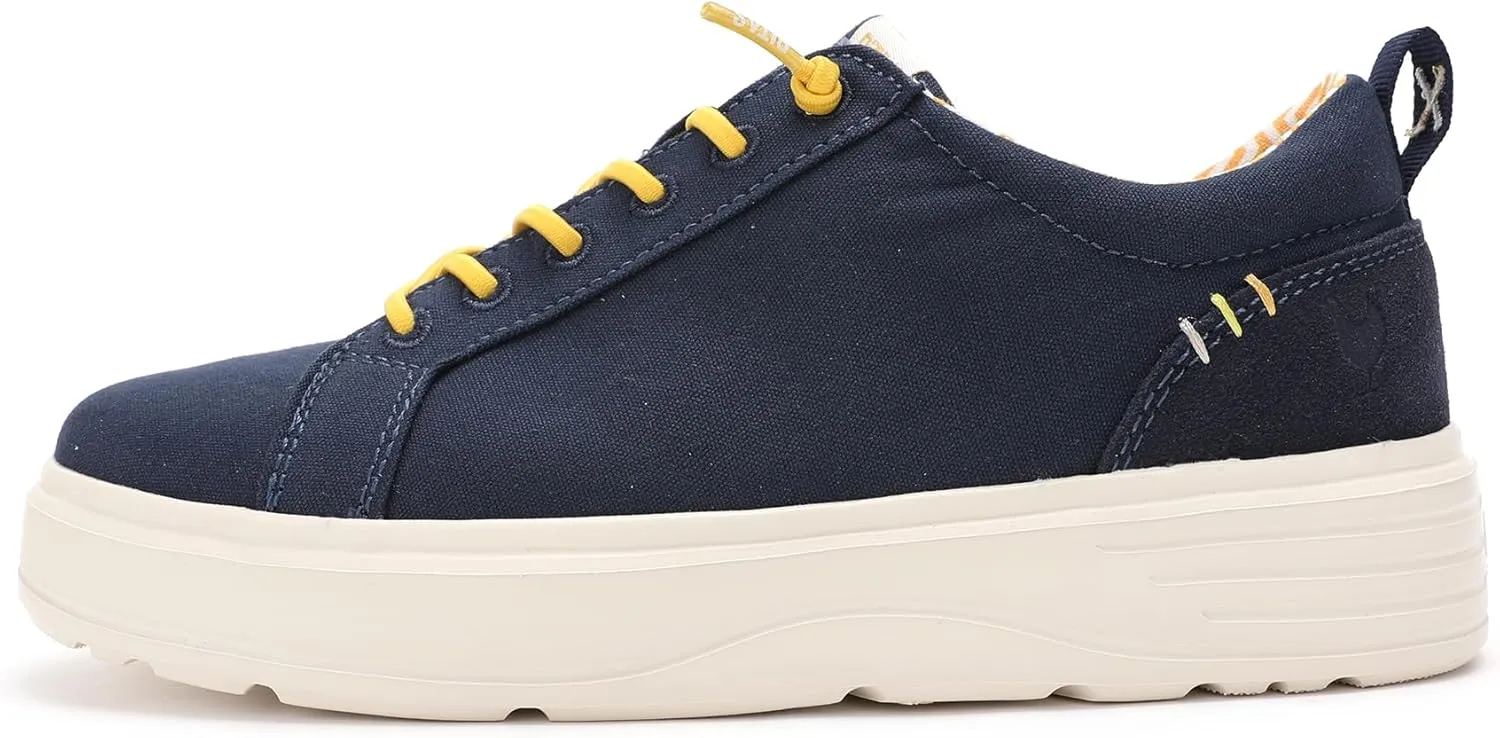 PITAS Sitges Loafers for Women | Shoes for Women | Comfortable & Ultra Light Casual Slip-On Shoes for Women | Navy