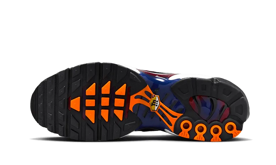 Asymmetric Lacing Configuration Soft Leather Air Max Plus Patta FC Barcelona