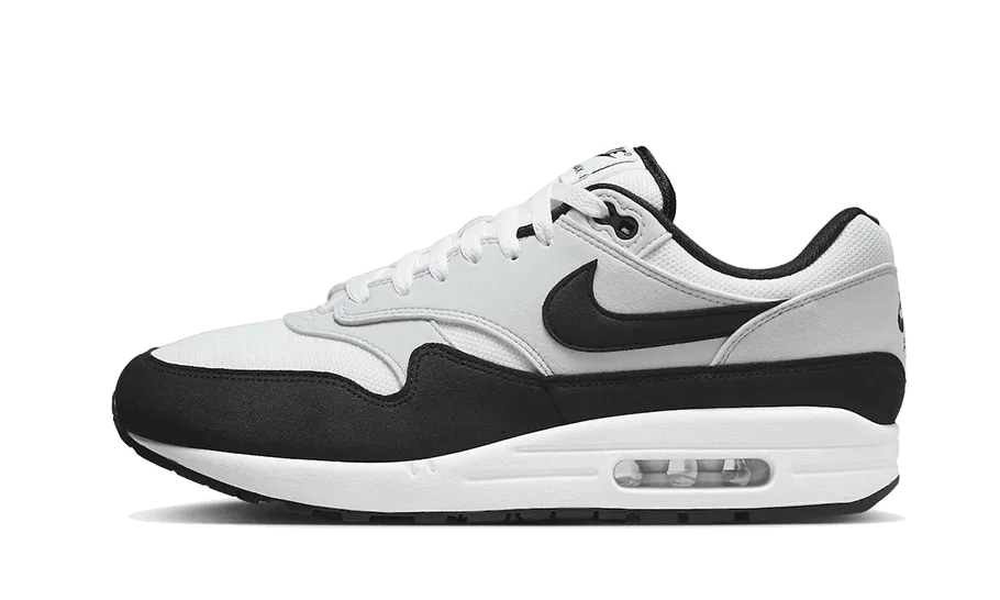 Air Max 1 White Black Seamless construction Lateral Stabilization Wings