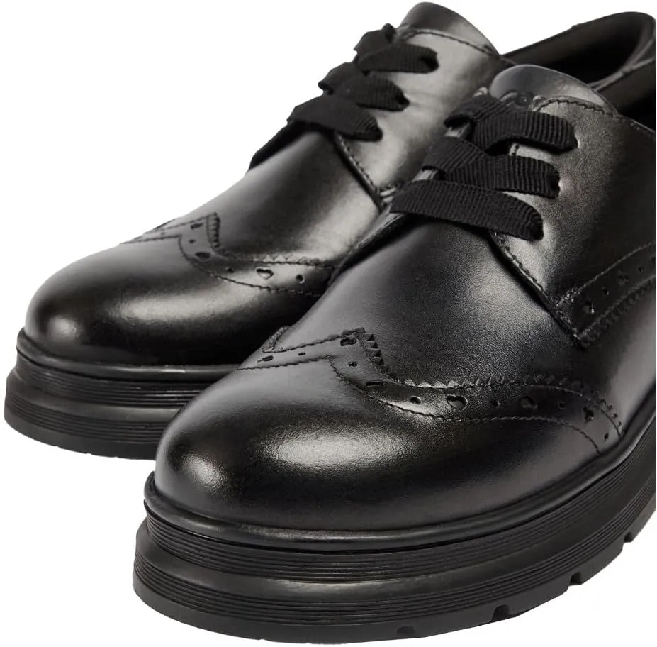 POD Kids Fiona Leather School Shoes