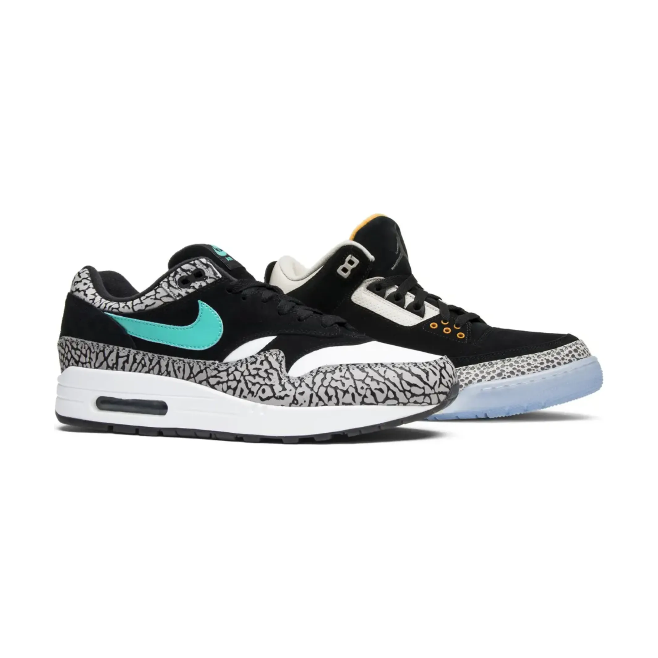 Jordan 3 Retro & Nike Air Max 1 atmos Pack Suede Trim Energy conversion