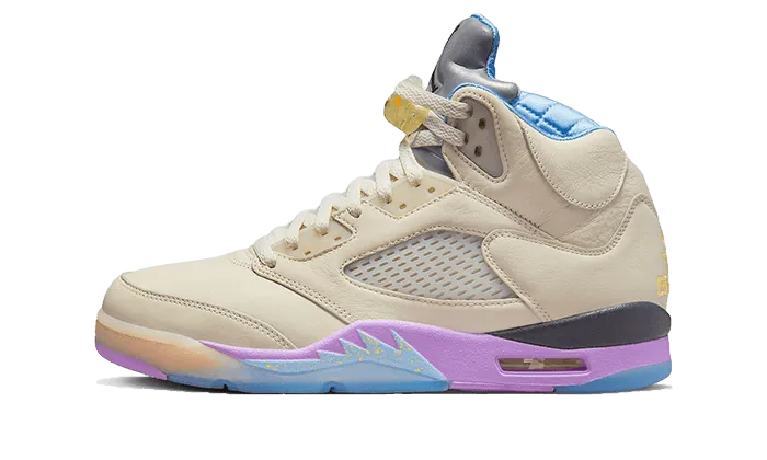 Torsion Control Bridge Hoops Fit Air Jordan 5 DJ Khaled Sail