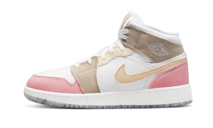 Air Jordan 1 Mid Pastel Grind Quick Break Urban Style