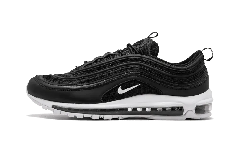 Air Max 97 Black White Swoosh Outdoor Ready Foam Cushioning Layer