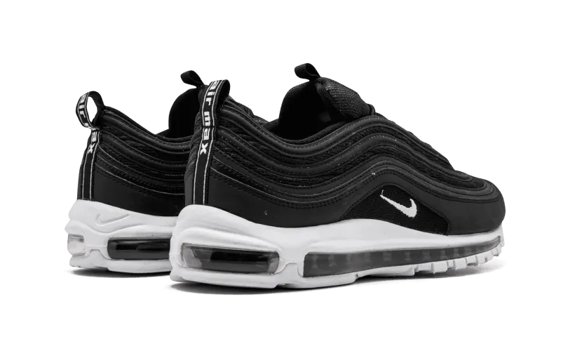 Air Max 97 Black White Swoosh puncture resistant Full Motion