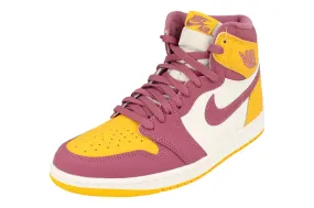 Vibrant Flexible Fit Nike Air Jordan 1 Retro High Og Mens Basketball Trainers 555088 706
