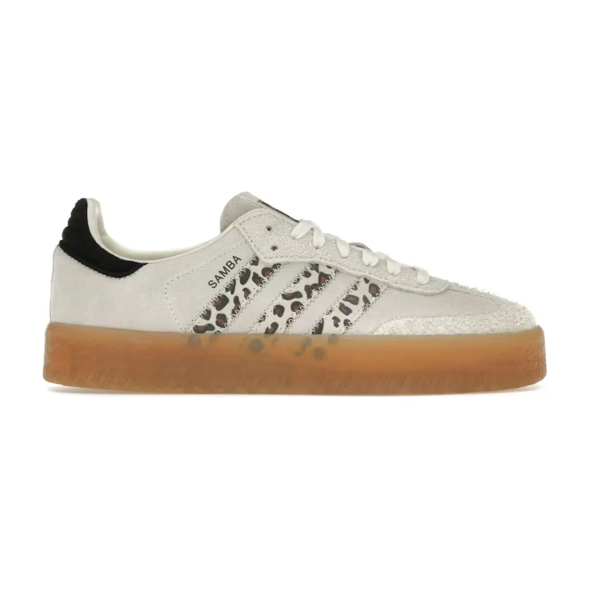 Adidas Sambae Leopard Off White (Women's) soft - ground shoes